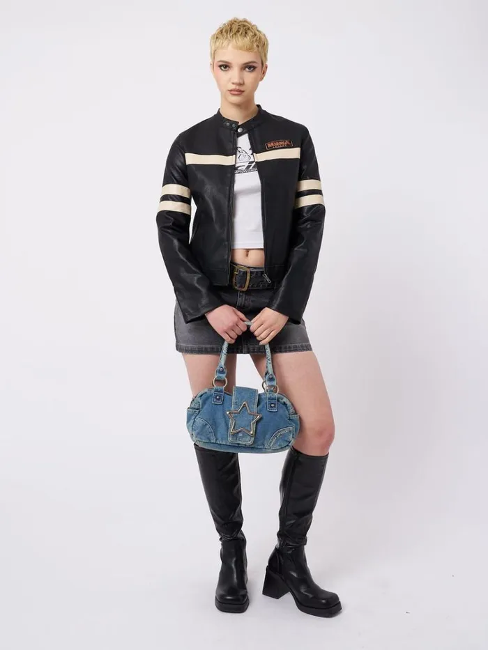 Shop Star Girl Denim Y2k Handbag Minga London Accessories
