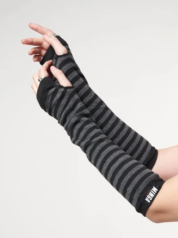 Shop Striped Arm Warmers Minga London Accessories
