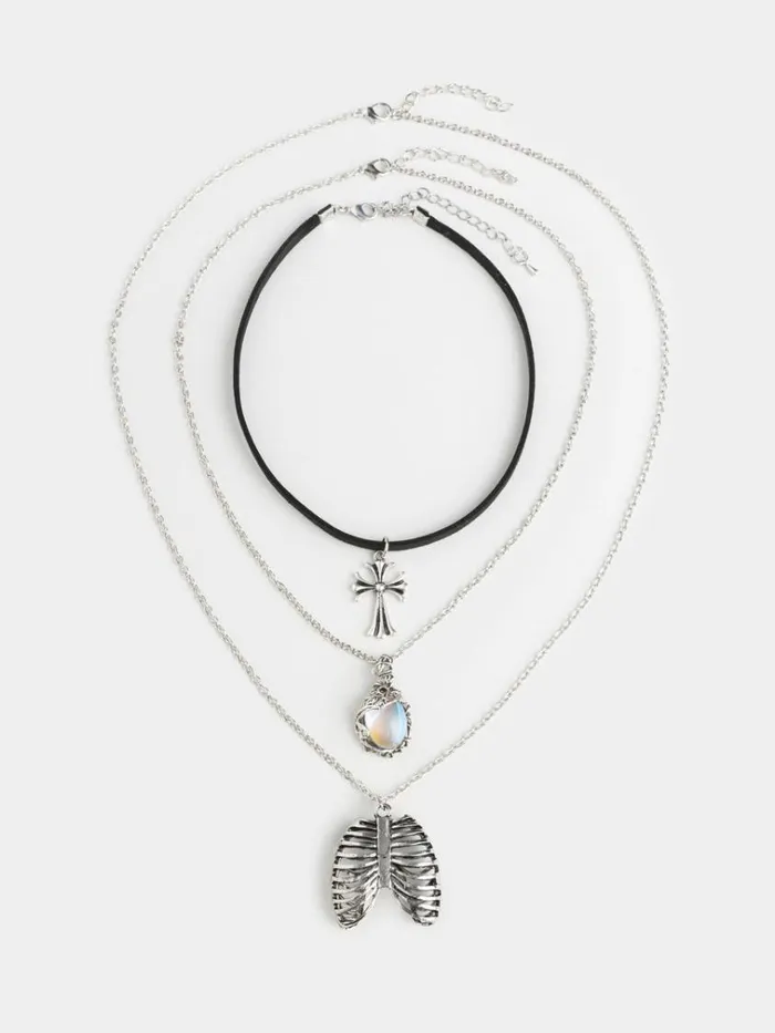 Shop Trilogy Three Piece Necklace Set Minga London Accessories Shop Trilogy Three Piece Necklace Set Minga London Accessories