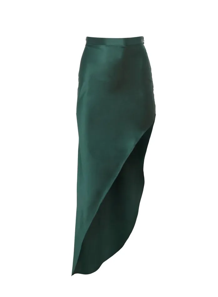 Shorts and Skirts Clothing Fleur Du Mal High Slit Skirt Envy