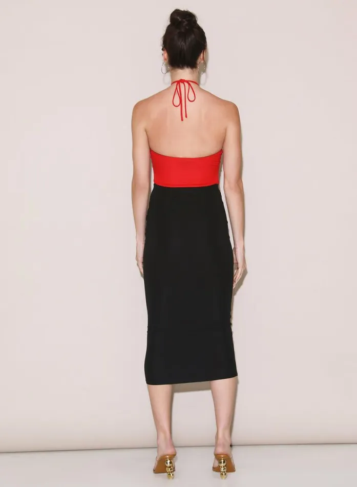 Shorts and Skirts Clothing Fleur Du Mal Jersey Lace Up Skirt Black