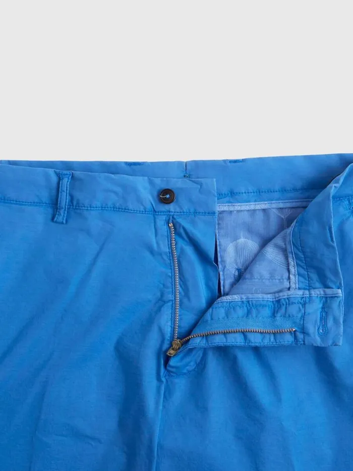 Shorts and Swim Trunks Mens Paul Stuart Cotton Bermuda Short Blue Shorts and Swim Trunks Mens Paul Stuart Cotton Bermuda Short Blue