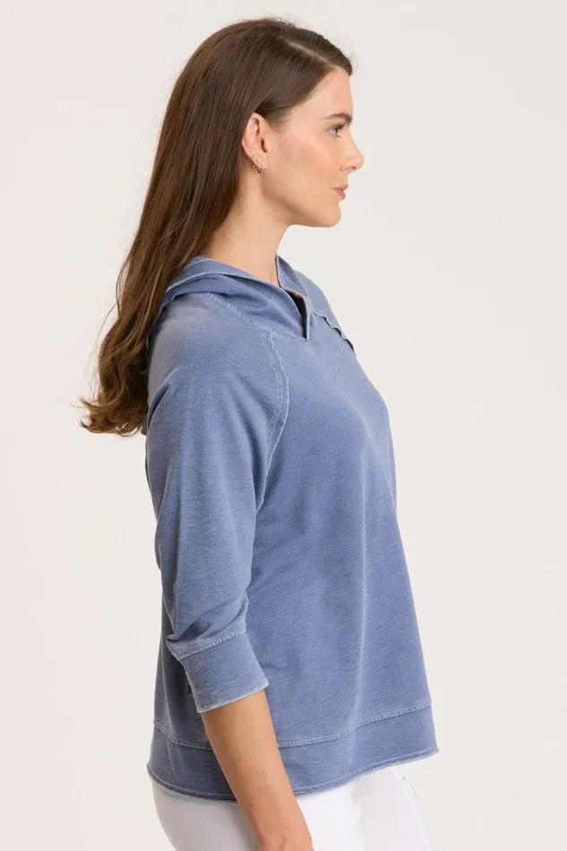 Shula Hoodie Skyscape Burnout Clothing XCVI Sweatshirts