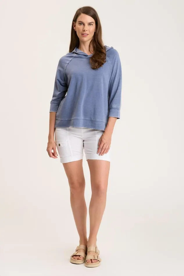 Shula Hoodie Skyscape Burnout Clothing XCVI Sweatshirts