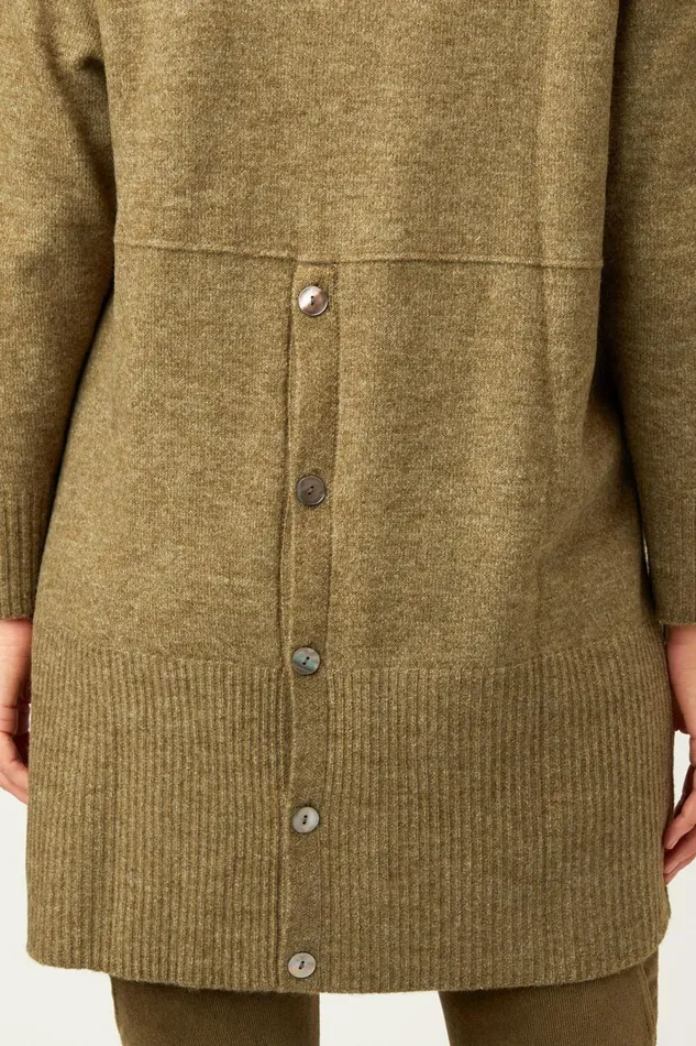 Silvies Cardigan Evergreen Heather Clothing XCVI Sweaters