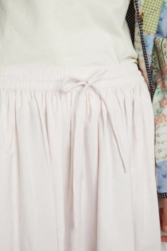Skirts Women Damson Madder Kelsey Pin Tuck Midi Skirt 8211 Sugar Pink