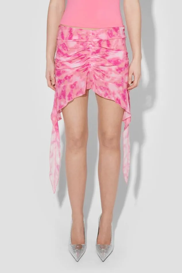 Skirts Women MISBHV Recycled Viscose Chiffon Mini Skirt Pink