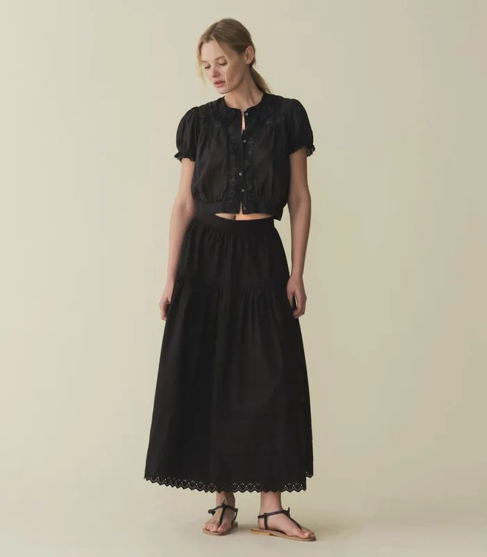 SKYLARK TOP Black Shop DEN Tops