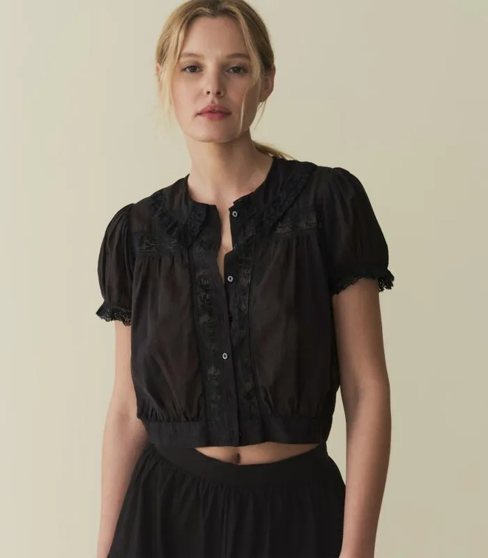 SKYLARK TOP Black Shop DEN Tops