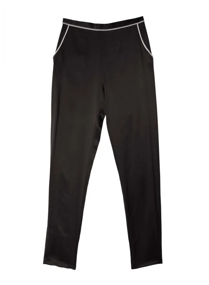 Sleepwear LingerieClothing Fleur Du Mal Bedroom To Boardroom Pant Black