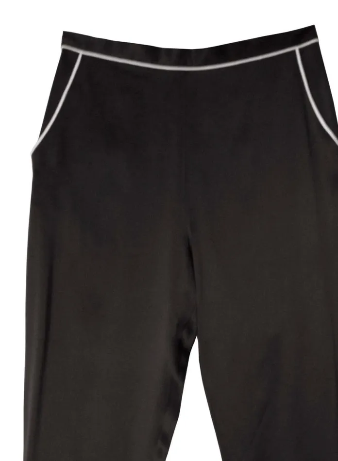 Sleepwear LingerieClothing Fleur Du Mal Bedroom To Boardroom Pant Black