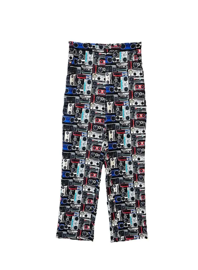 Sleepwear LingerieClothing Fleur Du Mal Bedroom To Boardroom Pant Boombox Print