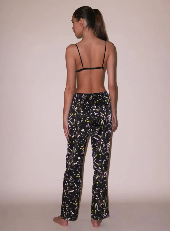 Sleepwear LingerieClothing Fleur Du Mal Ethereal Mushroom PJ Pant Ethereal Mushroom Print