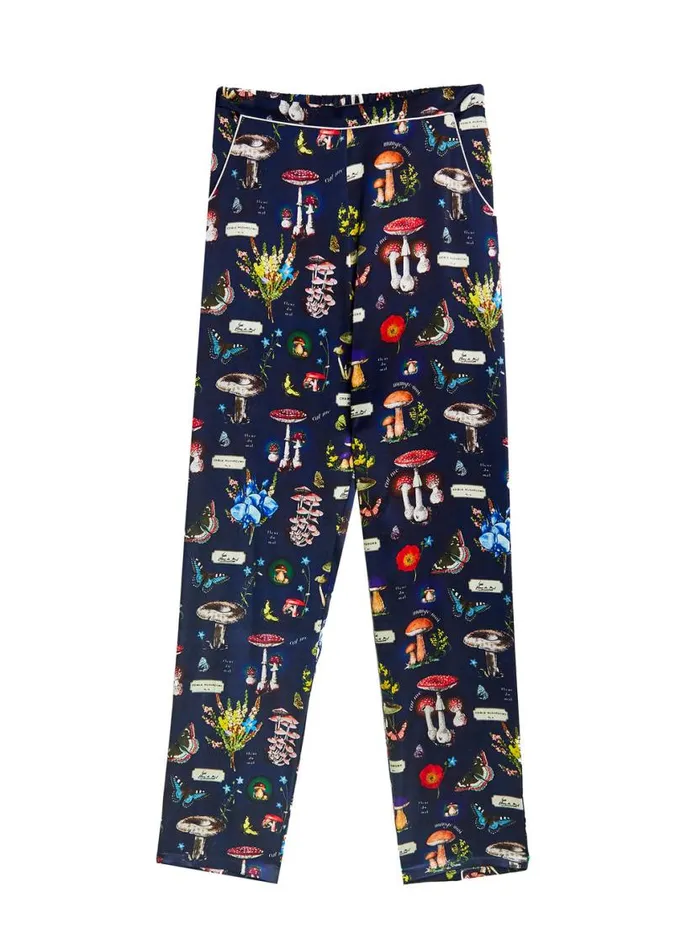 Sleepwear LingerieClothing Fleur Du Mal Magical Mushroom PJ Pant Mushroom Print
