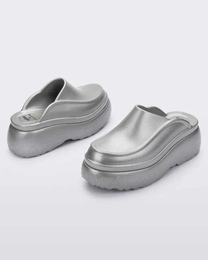 Slides Women Melissa Clog Silver