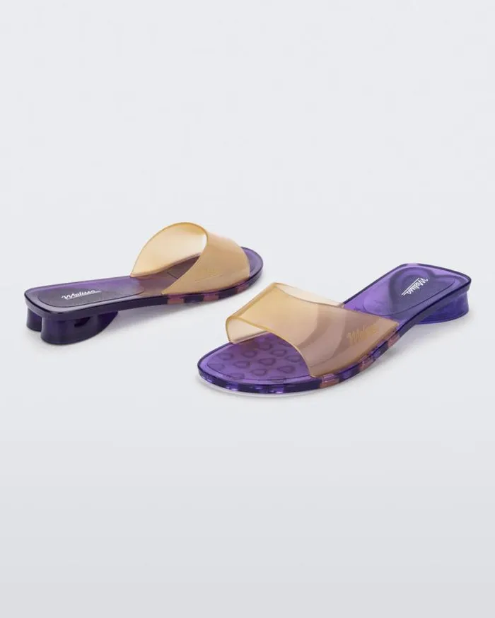 Slides Women Melissa Kim Purpleyellow