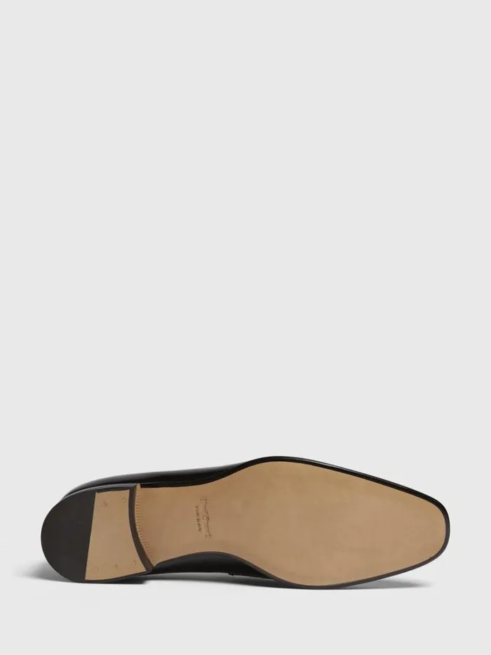 SlipsOns Mens Paul Stuart Heron Patent Leather Formal SlipOn Black Patent