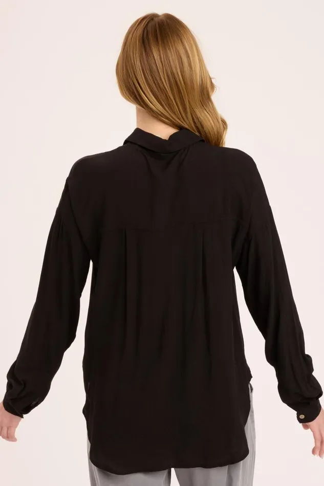 Smithson ButtonUp Black Clothing XCVI ShirtsBlouses
