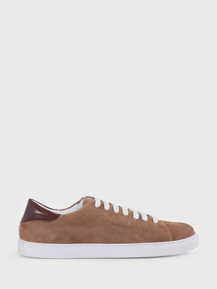 Sneakers Mens Paul Stuart Homer Suede Sneaker Tan