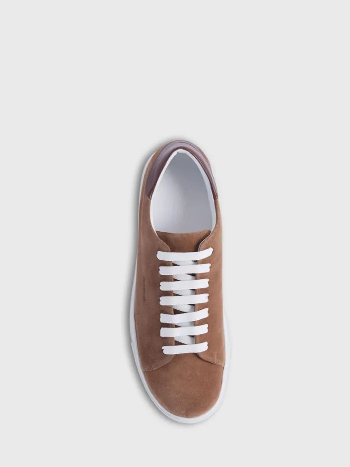 Sneakers Mens Paul Stuart Homer Suede Sneaker Tan