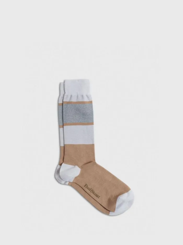 Socks Mens Paul Stuart Cotton Colorblock Sock Navy