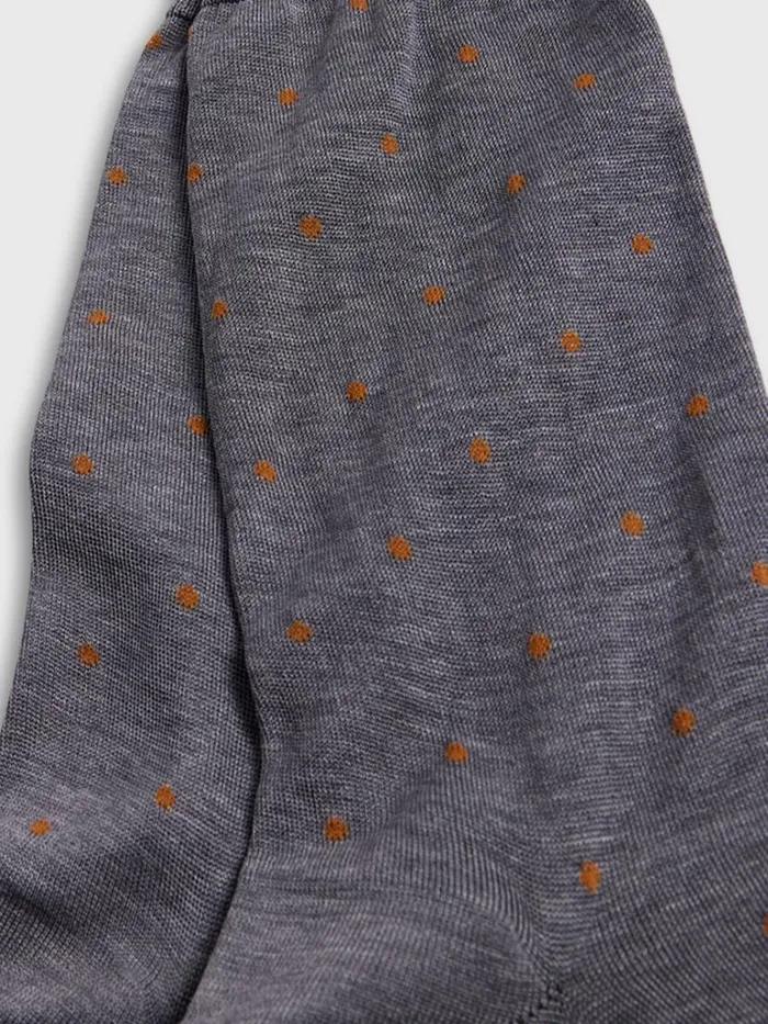 Socks Mens Paul Stuart Cotton Dotted Sock Denim