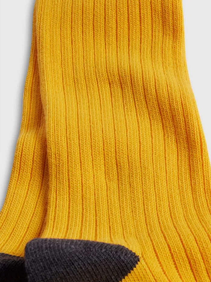 Socks Mens Paul Stuart Cotton Ribbed Sport Sock Green