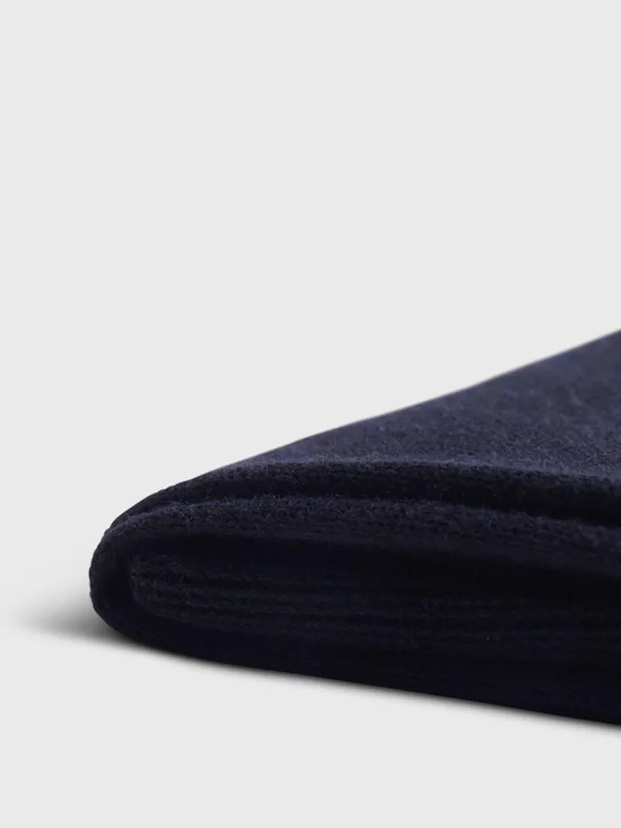 Socks Mens Paul Stuart Flat Knit Sock Black