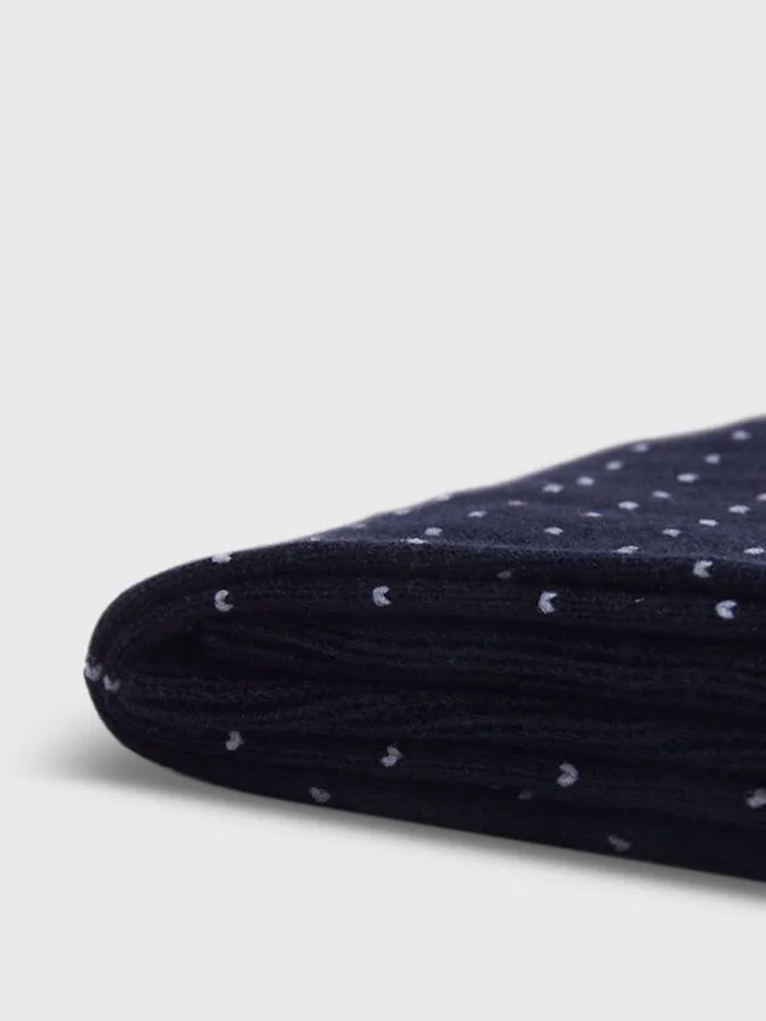 Socks Mens Paul Stuart Pindot Dress Sock Black