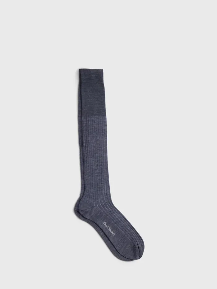 Socks Mens Paul Stuart Vanise Stripe Sock Black