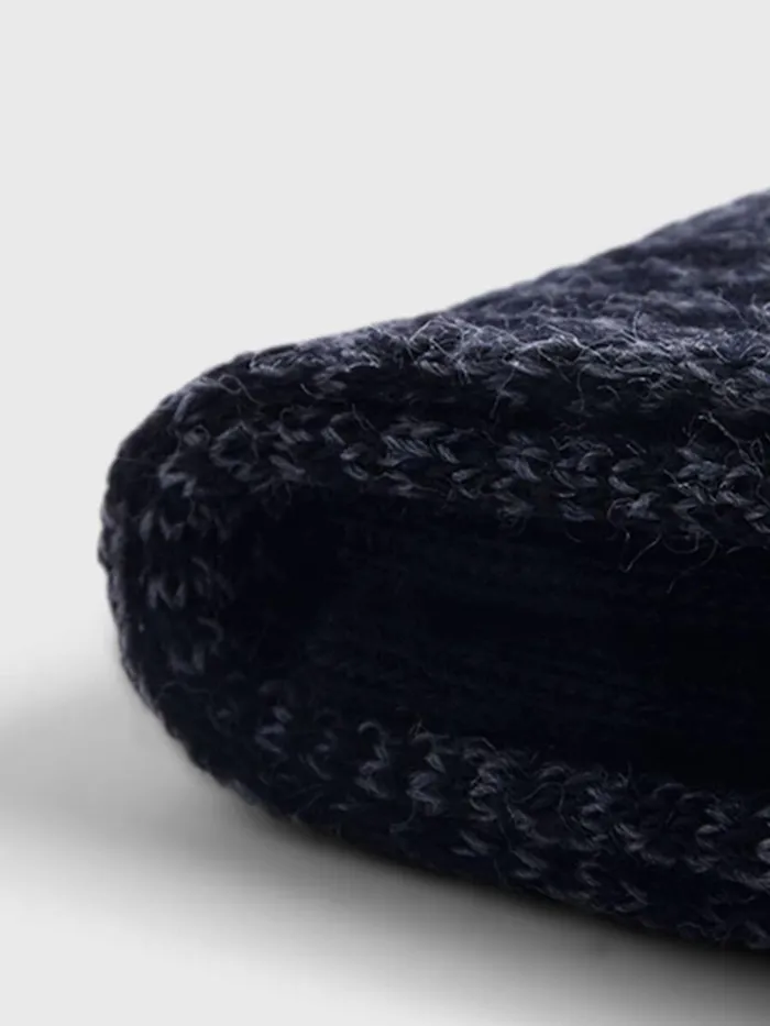 Socks Mens Paul Stuart Wool Glen Plaid Sock Black