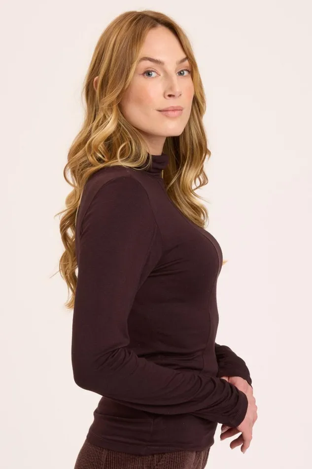 Sorren Turtleneck Belge Clothing XCVI ShirtsBlouses