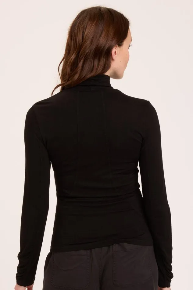 Sorren Turtleneck Black Clothing XCVI ShirtsBlouses