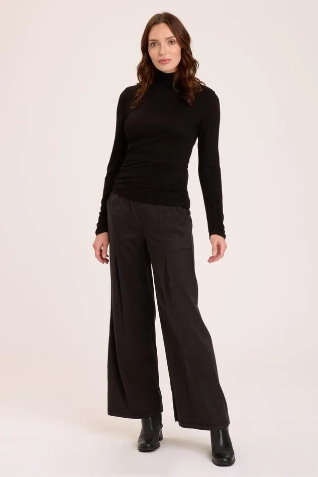 Sorren Turtleneck Black Clothing XCVI ShirtsBlouses