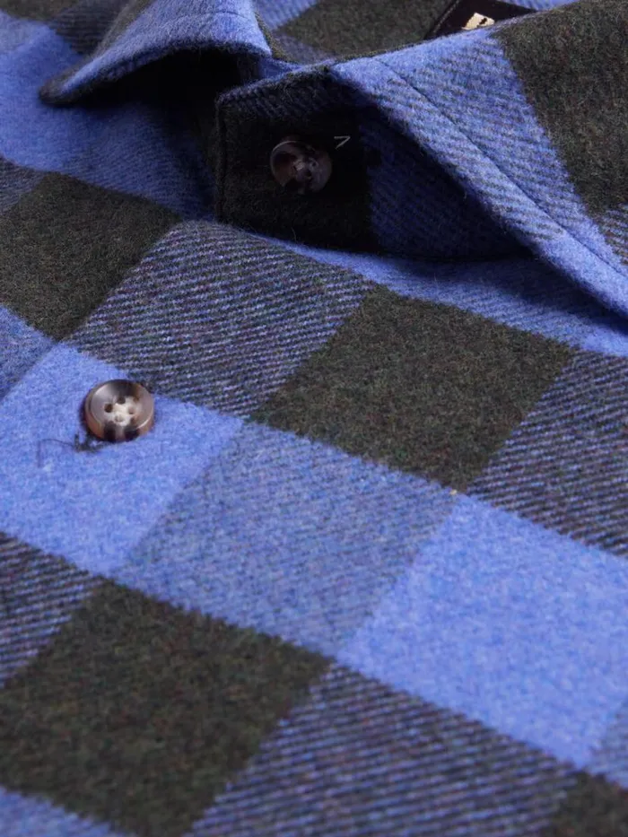 Sport Shirts Mens Paul Stuart Flannel Buffalo Check Sport Shirt Mustard