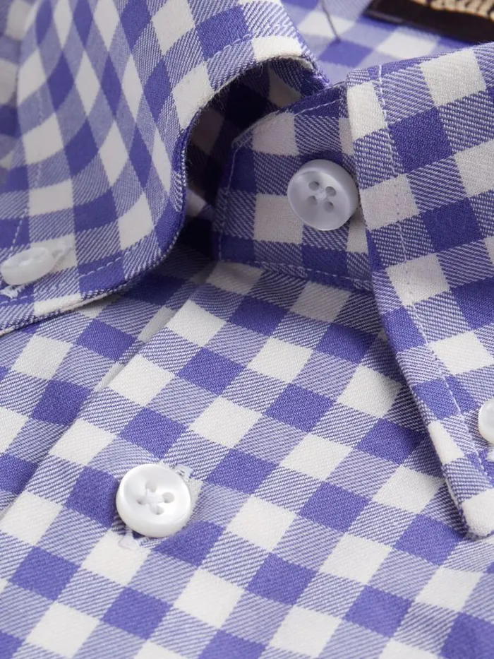 Sport Shirts Mens Paul Stuart Gingham Flannel Sport Shirt Black
