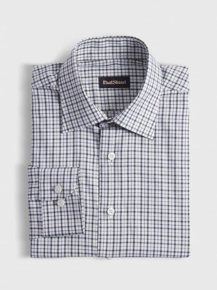 Sport Shirts Mens Paul Stuart Plaid Sport Shirt Dark Green