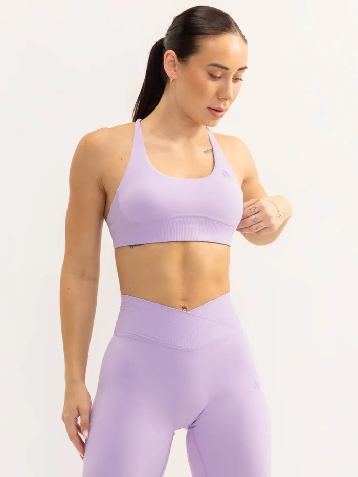 Sports Bras Womens Ryderwear Activate Scoop Neck Sports Bra Lavender
