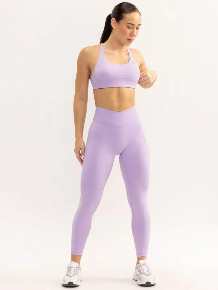 Sports Bras Womens Ryderwear Activate Scoop Neck Sports Bra Lavender