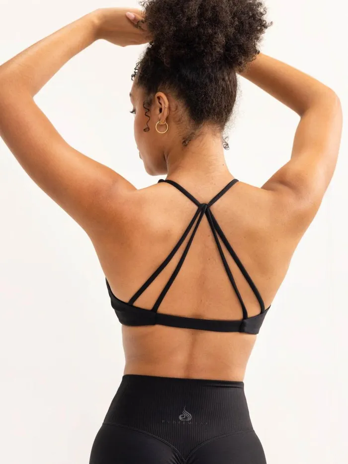 Sports Bras Womens Ryderwear Activate Twist Sports Bra Black