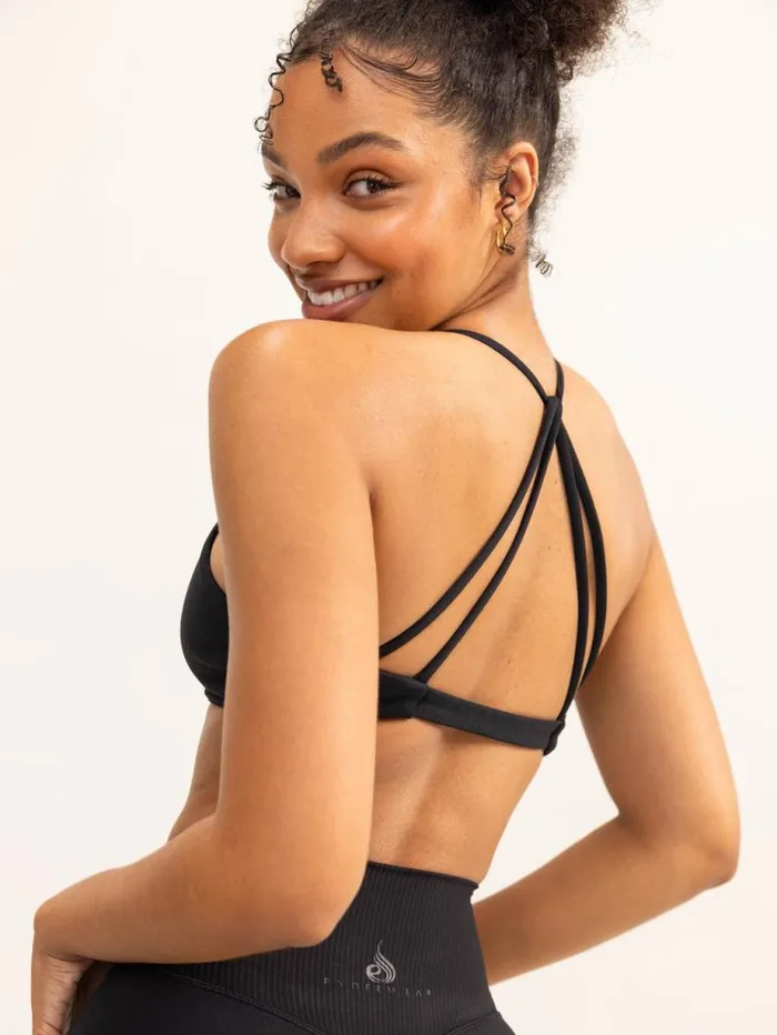 Sports Bras Womens Ryderwear Activate Twist Sports Bra Black