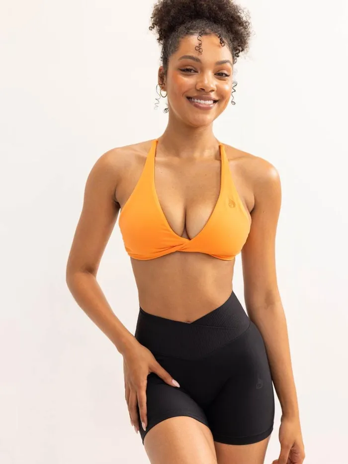Sports Bras Womens Ryderwear Activate Twist Sports Bra Tangerine