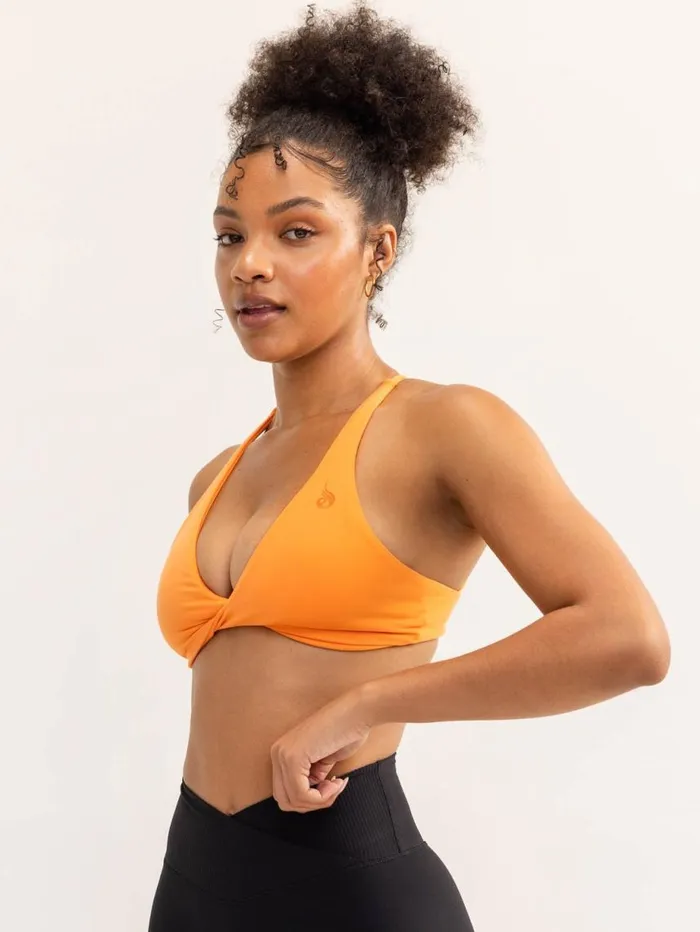 Sports Bras Womens Ryderwear Activate Twist Sports Bra Tangerine