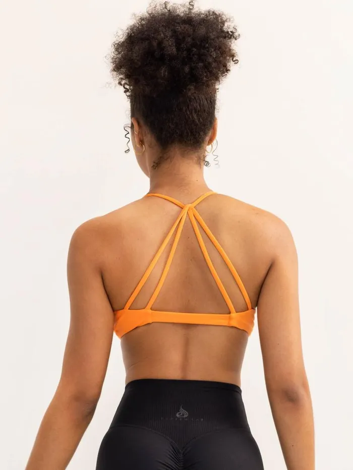 Sports Bras Womens Ryderwear Activate Twist Sports Bra Tangerine