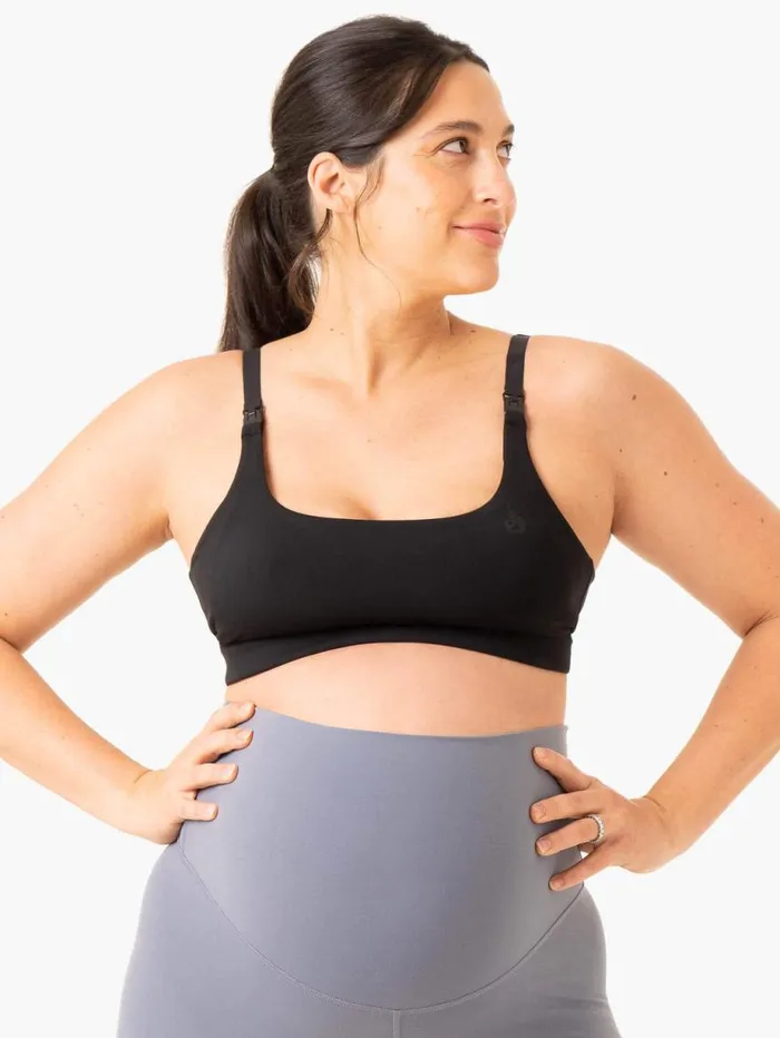 Sports Bras Womens Ryderwear Active Bump Sports Bra Black