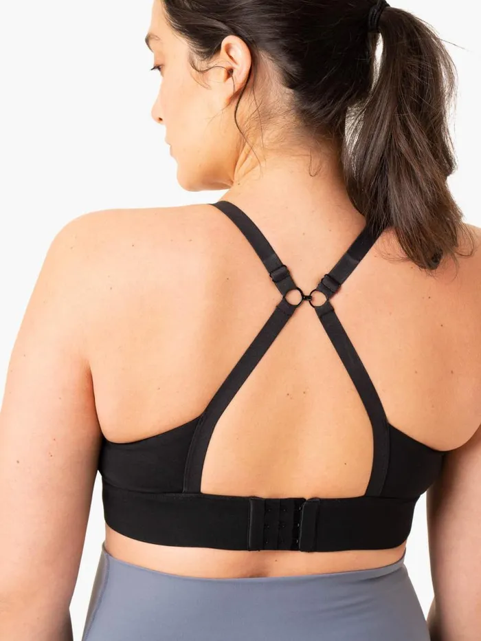Sports Bras Womens Ryderwear Active Bump Sports Bra Black