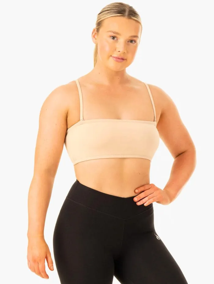 Sports Bras Womens Ryderwear Convertible Bandeau Sports Bra Sand