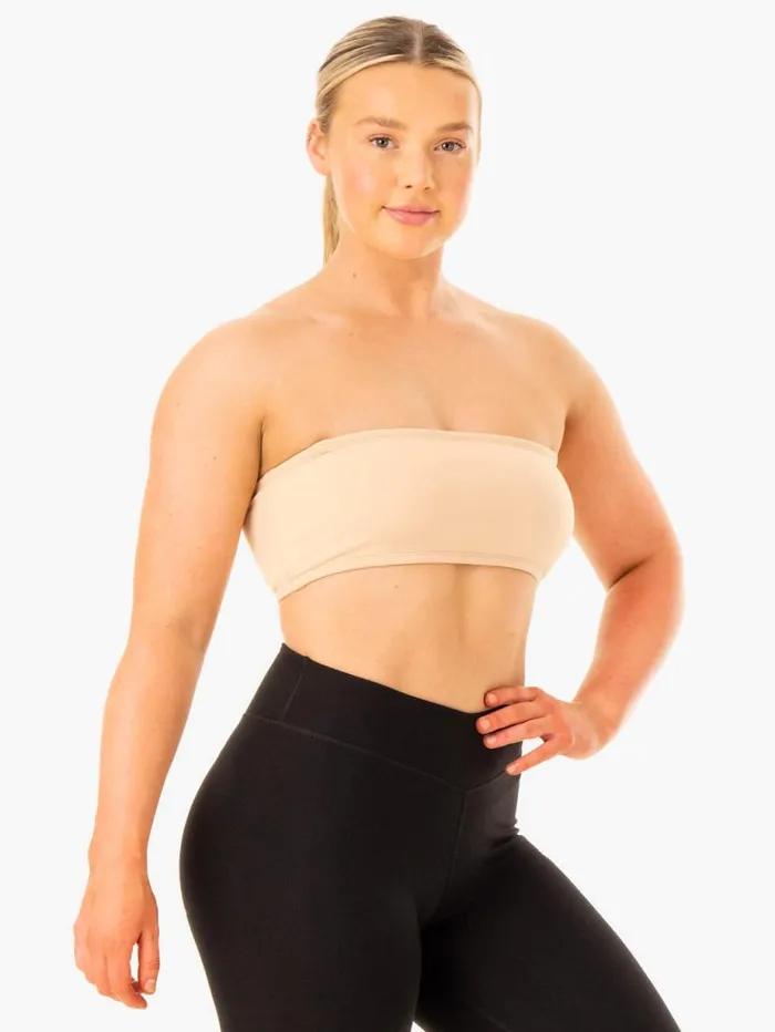 Sports Bras Womens Ryderwear Convertible Bandeau Sports Bra Sand