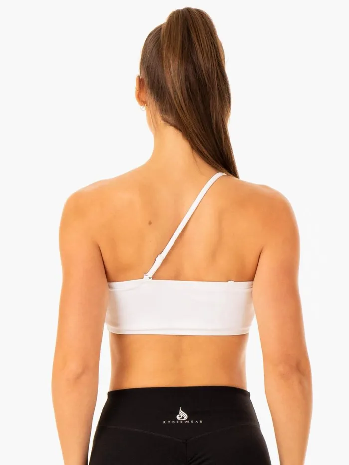 Sports Bras Womens Ryderwear Convertible Bandeau Sports Bra White