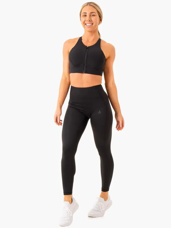 Sports Bras Womens Ryderwear Critical High Impact Sports Bra Black